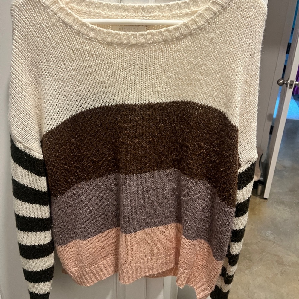 Striped Multicolor Women's Sweater